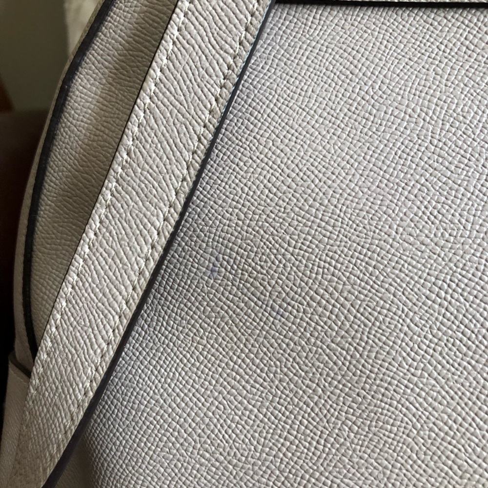 Coach Taupe Leather Backpack Purse - Picture 9 of 13